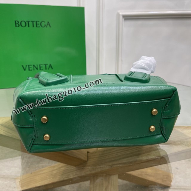 Bottega veneta高端女包 96009s小號 寶緹嘉新款Arco33油蠟皮手提包 BV經典款小牛皮arco女包  gxz1326